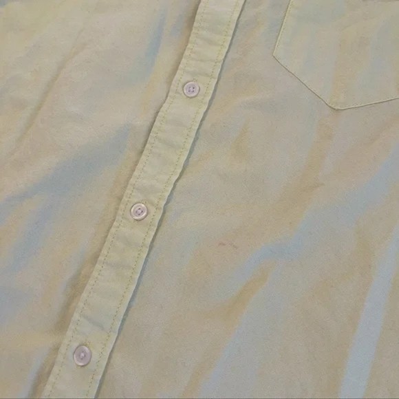 Mens Vans M button Down Volt Yellow - Picture 2 of 4